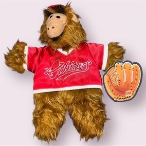 Vintage Burger King "Many Faces Of Alf” Orbiters Baseball Plush Hand Puppet 1988